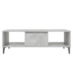 Table basse Gris béton 103,5x60x35 cm Aggloméré