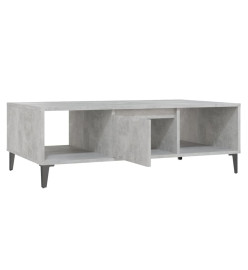 Table basse Gris béton 103,5x60x35 cm Aggloméré