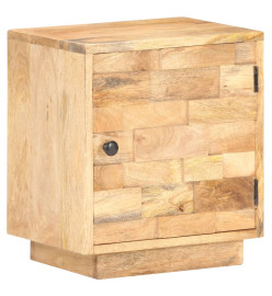 Table de chevet 40x30x45 cm Bois de manguier solide