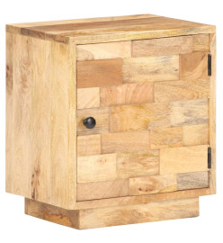 Table de chevet 40x30x45 cm Bois de manguier solide