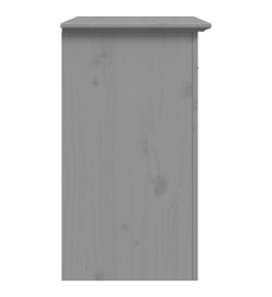 Table de chevet BODO gris 53x38,5x66 cm bois de pin massif