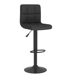 Tabouret de bar Noir Tissu