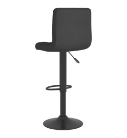 Tabouret de bar Noir Tissu