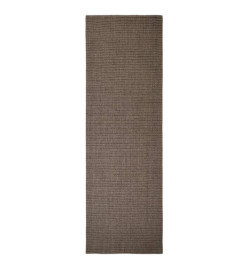 Tapis Sisal naturel 80x250 cm Marron