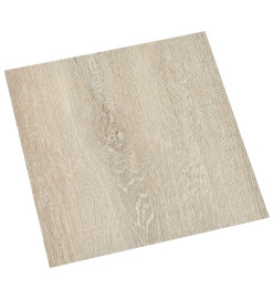 Planches de plancher autoadhésives 55 pcs PVC 5,11 m² Beige