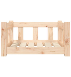 Lit pour chien 55,5x45,5x28 cm bois de pin solide