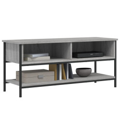 Meuble TV sonoma gris 100x35x45 cm bois d'ingénierie