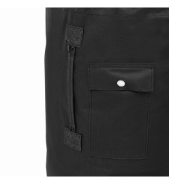 Sac de sport en style militaire 85 L Noir