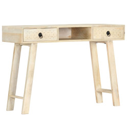 Table console 110 x 35 x 76 cm Bois de manguier massif