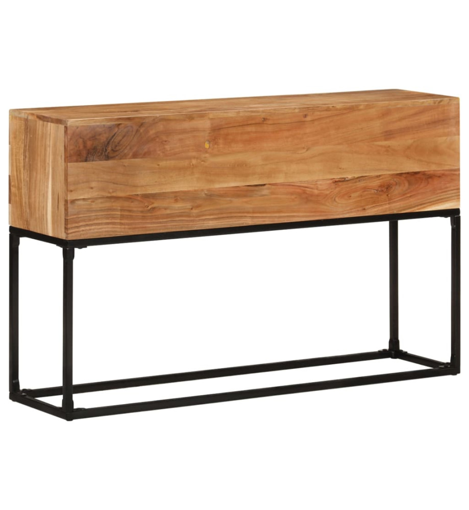 Table console 120x30x75 cm Bois d'acacia massif