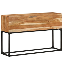 Table console 120x30x75 cm Bois d'acacia massif