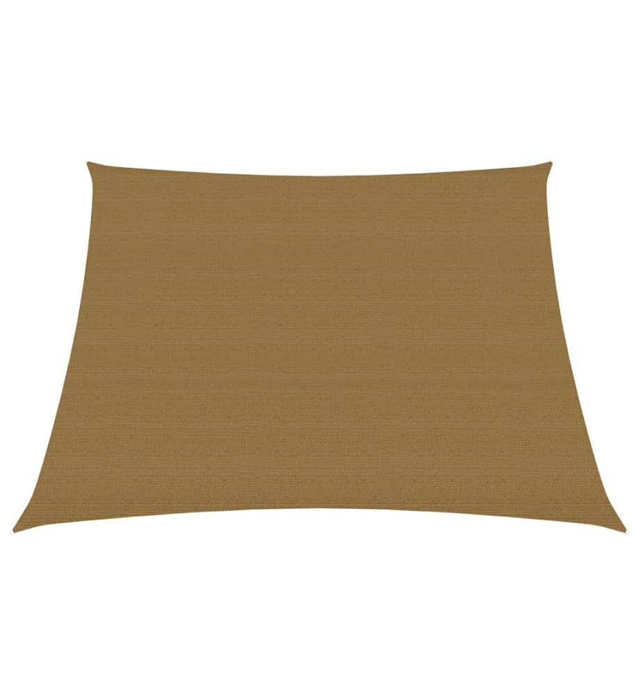 Voile d'ombrage 160 g/m² Taupe 3/4x2 m PEHD