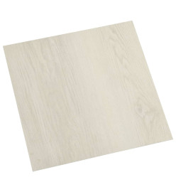 Planches de plancher autoadhésives 20 pcs PVC 1,86 m² Beige