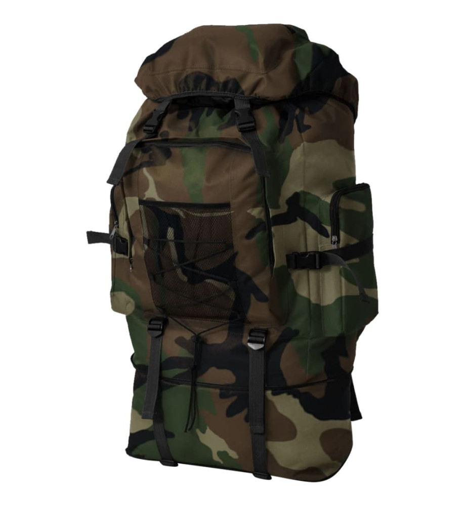 Sac à dos en style d'armée XXL 100 L Camouflage