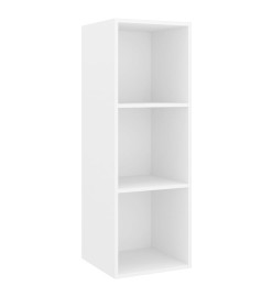 Ensemble de meuble TV 3 pcs Blanc Aggloméré