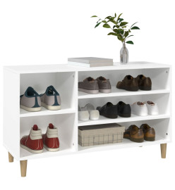 Armoire à chaussures Blanc 102x36x60 cm Bois d'ingénierie