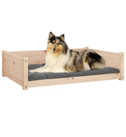 Lit pour chien 95,5x65,5x28 cm Bois de pin solide