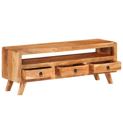 Meuble TV 110x30x40 cm Bois d'acacia massif