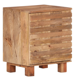 Table de chevet 40x35x51 cm Bois de manguier solide