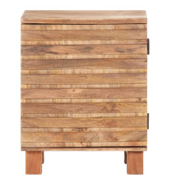 Table de chevet 40x35x51 cm Bois de manguier solide