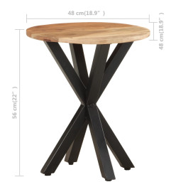 Table d'appoint 48x48x56 cm Bois d'acacia massif