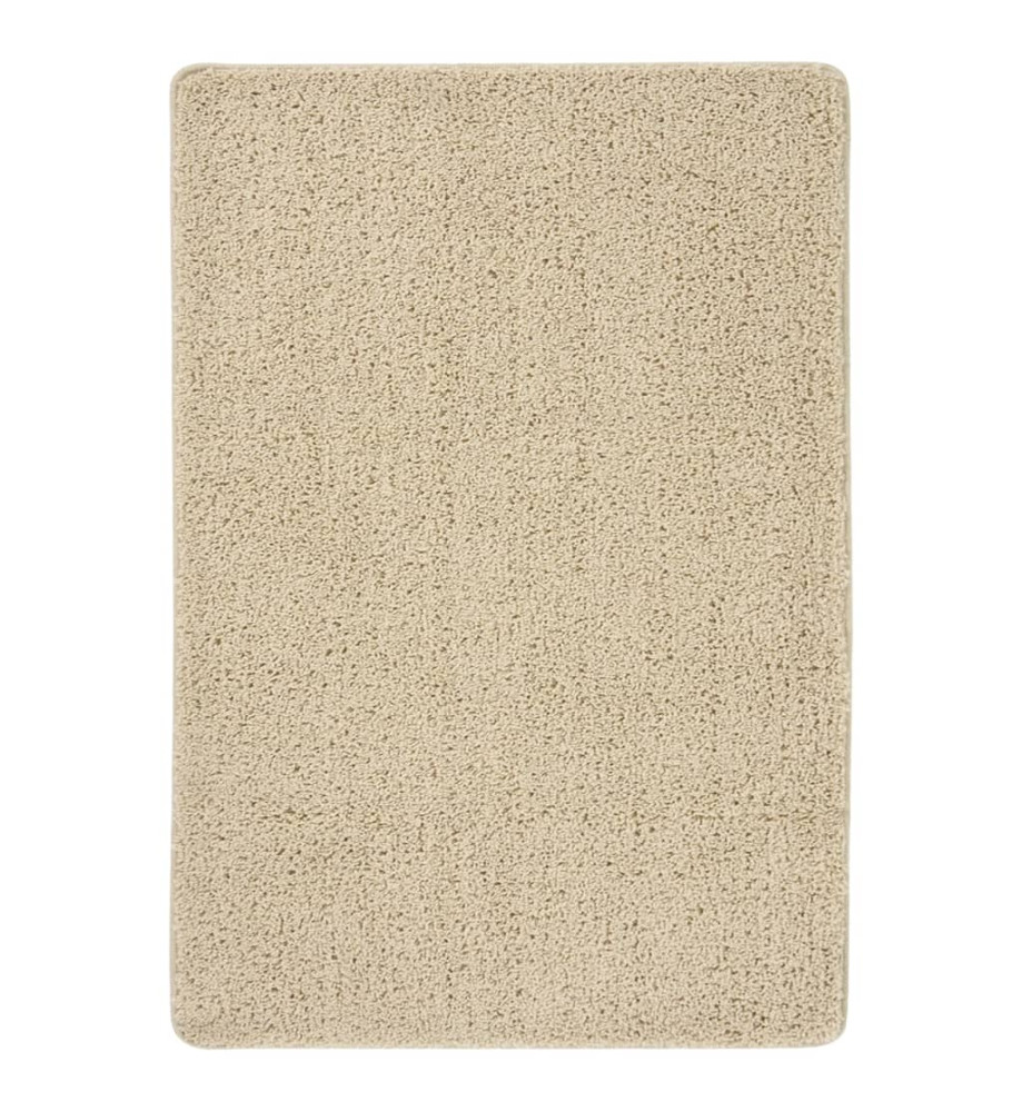 Tapis shaggy antidérapant Crème 160x230 cm