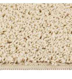 Tapis shaggy antidérapant Crème 160x230 cm