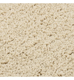 Tapis shaggy antidérapant Crème 160x230 cm