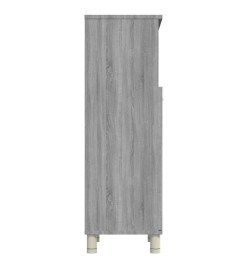 Armoire de bain Sonoma gris 30x30x95 cm Bois d'ingénierie