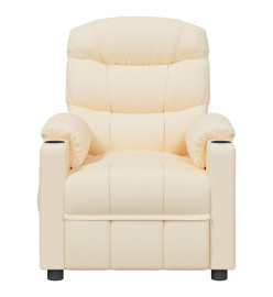 Fauteuil de massage Crème Tissu