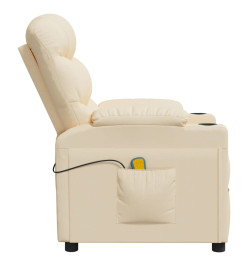 Fauteuil de massage Crème Tissu