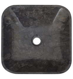 Lavabo Noir 40x40x10 cm Marbre