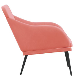 Banc Rose 110x76x80 cm Velours