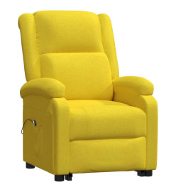 Fauteuil jaune tissu