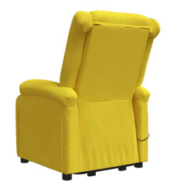 Fauteuil jaune tissu