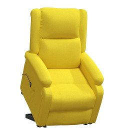 Fauteuil jaune tissu