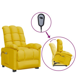 Fauteuil de massage Jaune Tissu