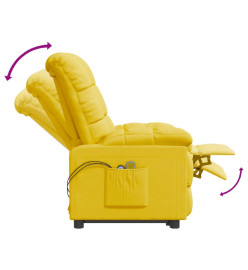 Fauteuil de massage Jaune Tissu