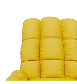 Fauteuil de massage Jaune Tissu