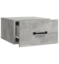 Tables de chevet murales 2 pcs Gris béton 35x35x20 cm