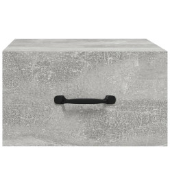 Tables de chevet murales 2 pcs Gris béton 35x35x20 cm