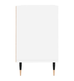 Meuble TV blanc 69,5 x 30 x 50 cm bois d'ingénierie