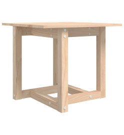 Table basse 50x50x45 cm Bois massif de pin