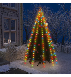 Guirlande lumineuse d'arbre de Noël 300 LED colorées 300 cm