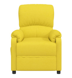 Fauteuil de massage Jaune clair Tissu