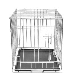 Cage métallique et pliable pour chiens L