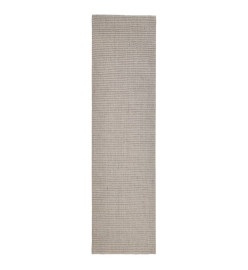 Tapis Sisal naturel 80x300 cm Sableux