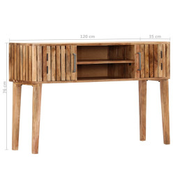 Table console 120 x 35 x 76 cm Bois d'acacia massif