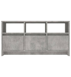 Meuble TV Gris béton 102x37,5x52,5 cm Aggloméré