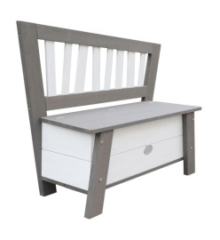 AXI Banc de rangement Corky Gris et blanc